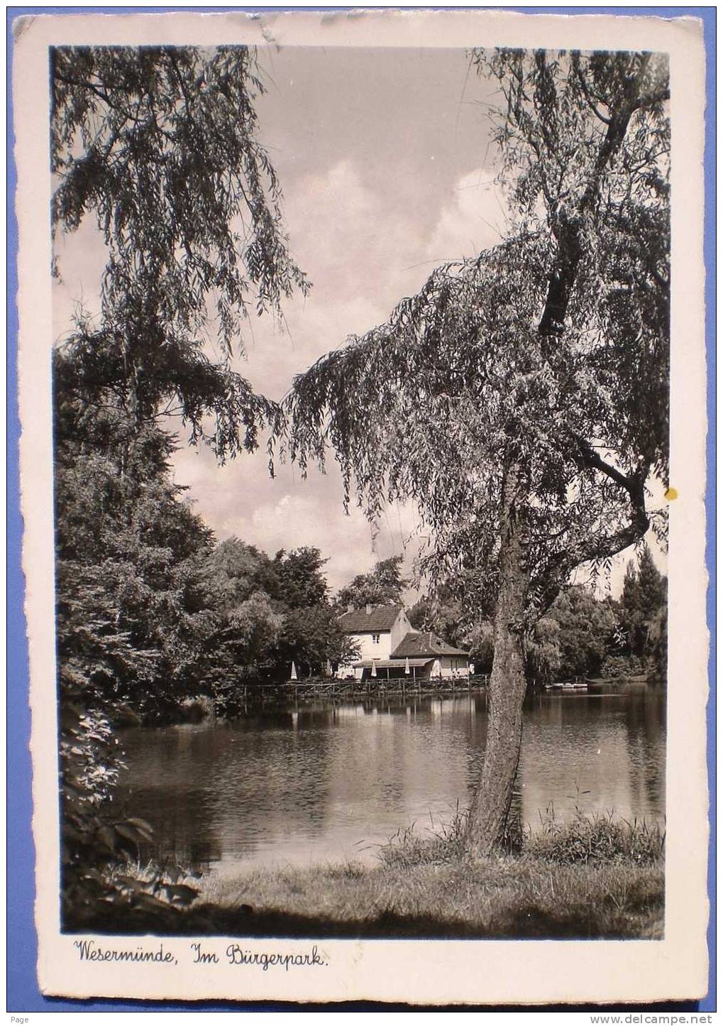 Bremerhaven,Wesermünde,Im Bürgerpark,1941,Feldpost,U-Boote, - Bremerhaven