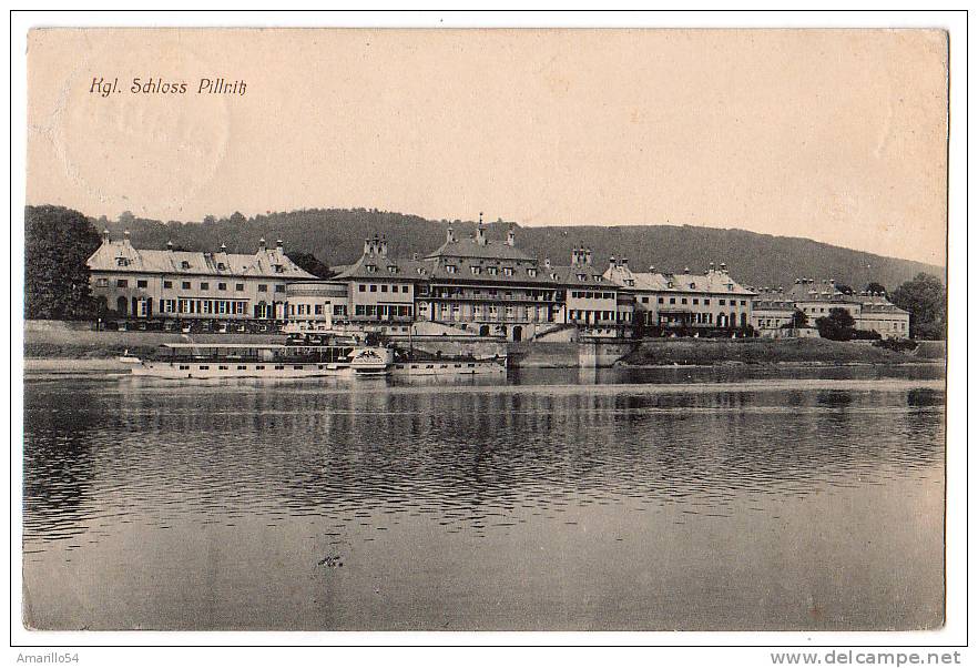 RAR Kgl. Schloss Pilnitz Bei Dresden 1912 ! - Pillnitz