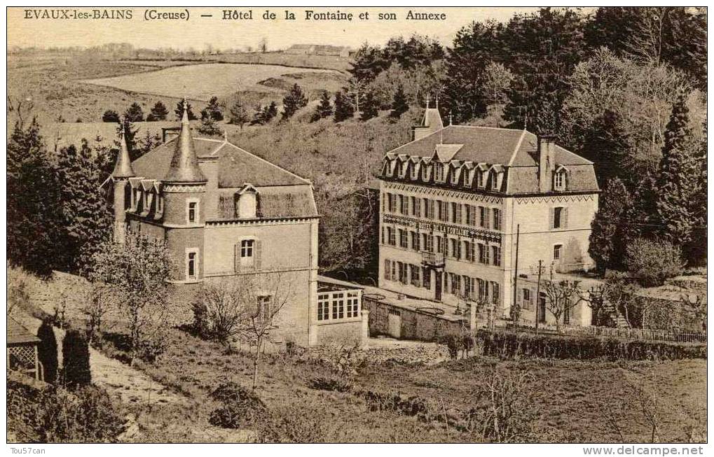 EVAUX-LES-BAINS - CREUSE - CPA. - Evaux Les Bains