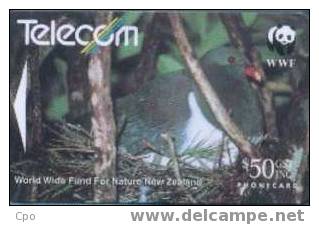 # NEW_ZEALAND NZ15S_4 1993 World Wide Fund For Nature - Chatham Island Pigeon 50 Gpt 01.93  Tres Bon - Nouvelle-Zélande