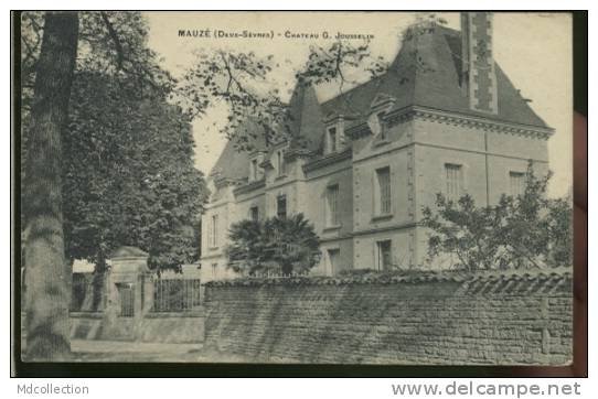 79 MAUZE SUR LE MIGNON /            Château G. Jousselin        / - Mauze Sur Le Mignon