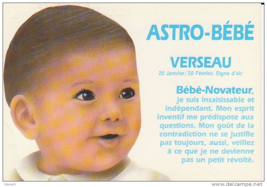 Astrologie,astro Bébé,verseau,signe D´air,collection Zodiaque,illustrateur L. Pognante - Astrology