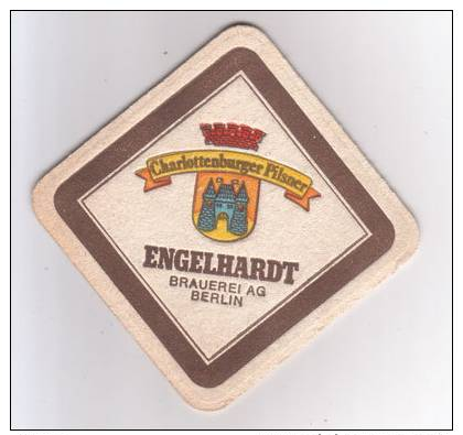 Charlottenburger Pilsner Engelhardt Brauerei Berlin - Bierdeckel