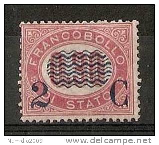 1878 REGNO SOPRASTAMPATI 2 SU 30 CENT MH * - RR6913 - Mint/hinged