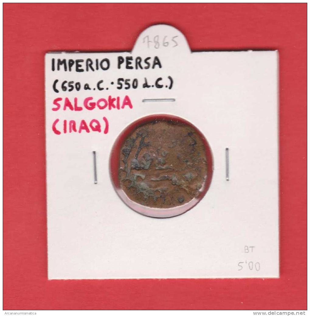 IMPERIO  PERSA  (650 A.C.- 550 D.C.) SALGOKIA  (IRAQ) COBRE  MBC/VF  (BT)     DL-7865 - Islámicas