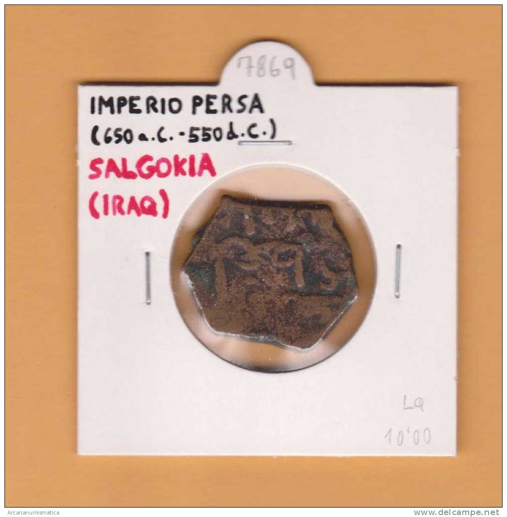 IMPERIO  PERSA  (650 A.C.- 550 D.C.) SALGOKIA  (IRAQ) COBRE  MBC/VF  (LQ)     DL-7869 - Islamic