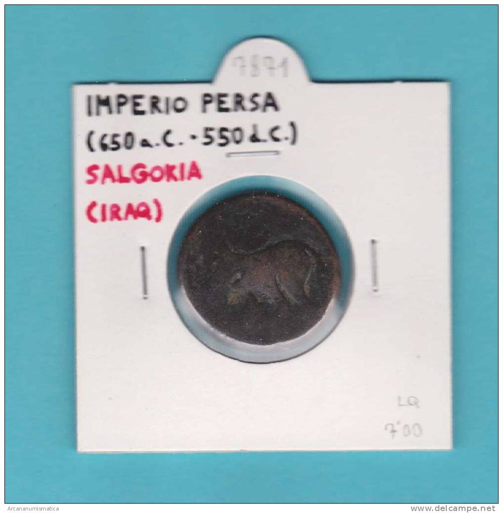 IMPERIO  PERSA  (650 A.C.- 550 D.C.) SALGOKIA  (IRAQ) COBRE  MBC/VF  (LQ)     DL-7871 - Islamitisch