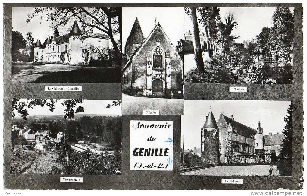 GENILLE (Indre-et-Loire 37) - Souvenir De Genillé. - Genillé