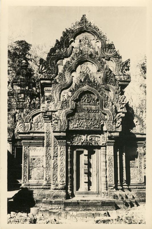 Cambodge -  Photographie - Carte-Photo -  Site D'Isvarapura - Temple De Banteay Srei -  Archéologie Histoire - Cambodge