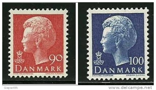 ● DK  1974 - Regina - N. 571 + 581 ** - Cat. 1,90 €  - Lotto N. 147 /151 - Unused Stamps
