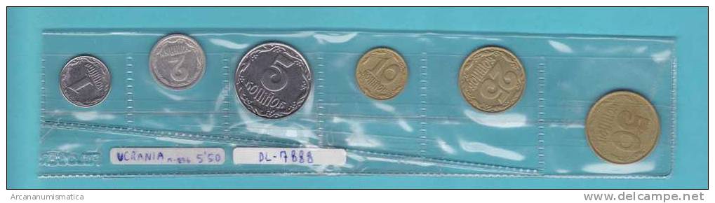 UCRANIA    Set/Tira  6 Monedas/Coins SC/UNC      DL-7888 - Oekraïne