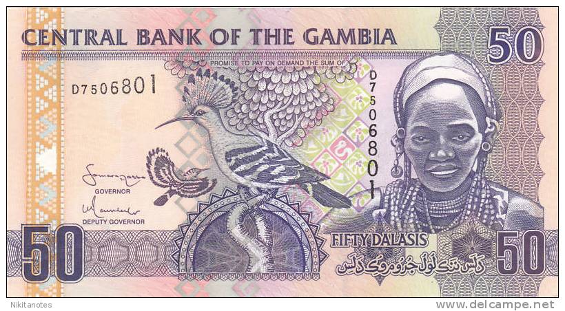 GAMBIA 50 DALASIS ND P 28 UNC - Gambie