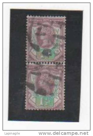 GDE-BRETAGNE 1887-1900 N° 93 Oblitéré Paire Verticale - Used Stamps
