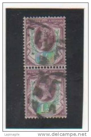 GDE-BRETAGNE 1887-1900 N° 93 Oblitéré Paire Verticale - Used Stamps