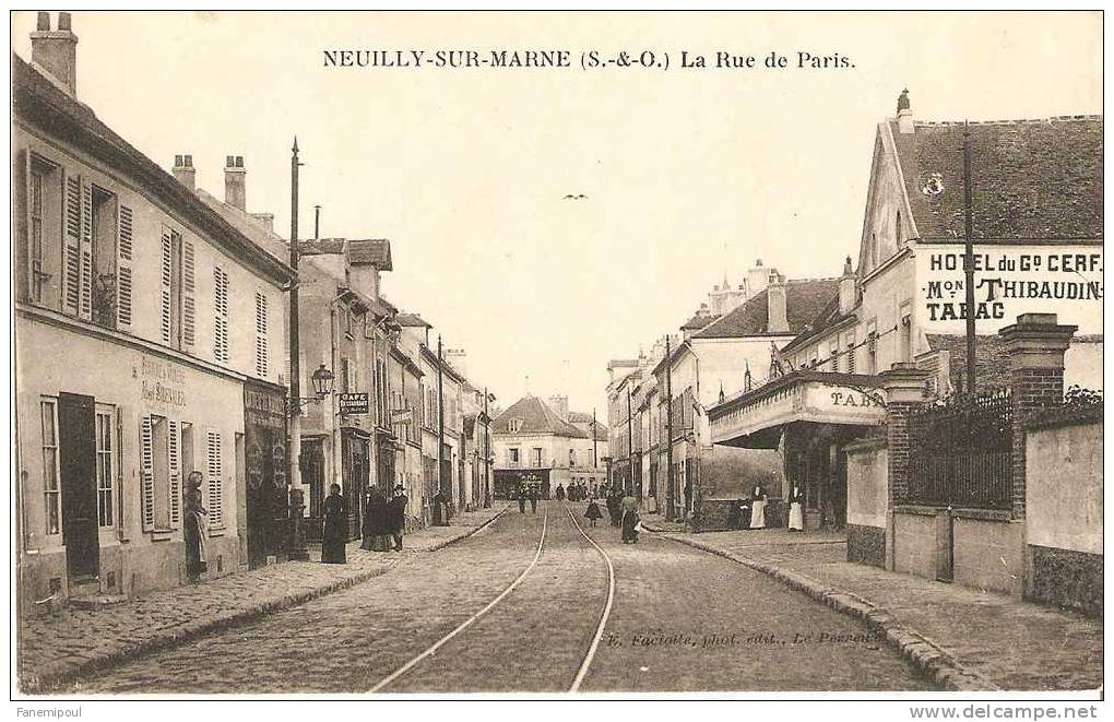 NEUILLY-SUR-MARNE.    La Rue De Paris - Neuilly Sur Marne