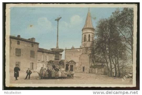 81 DOURGNE / Place De L'Eglise / CARTE COULEUR - Dourgne