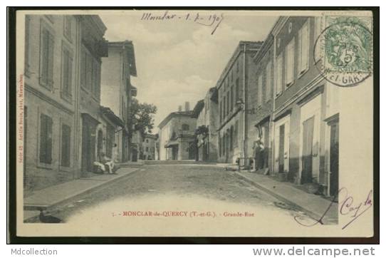 82 MONCLAR DE QUERCY / Grande Rue / - Montclar De Quercy