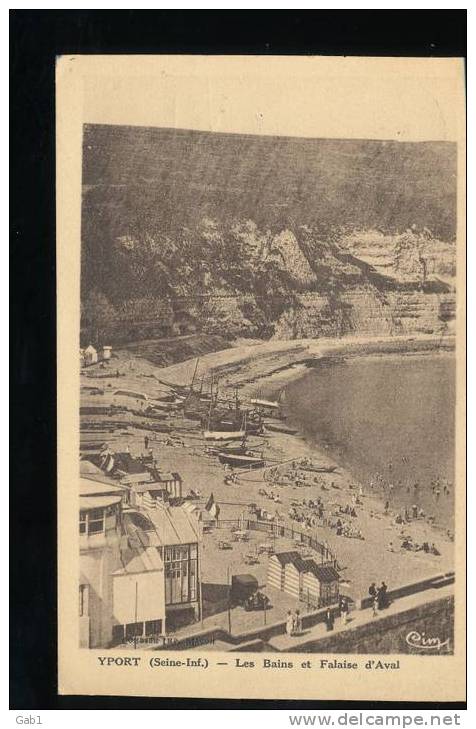 76 --- Yport --- Les Bains Et Falaise D´Aval - Yport