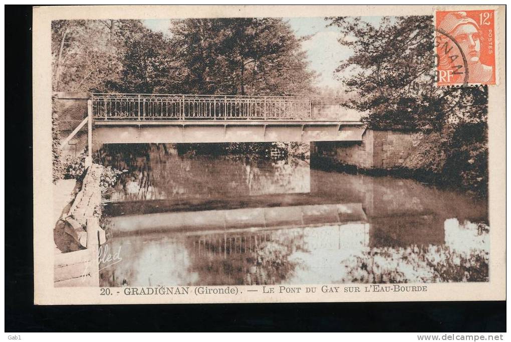 33 --- Gradignan  --- Le Pont Du Gay Sur L´Eau - Bourde - Gradignan