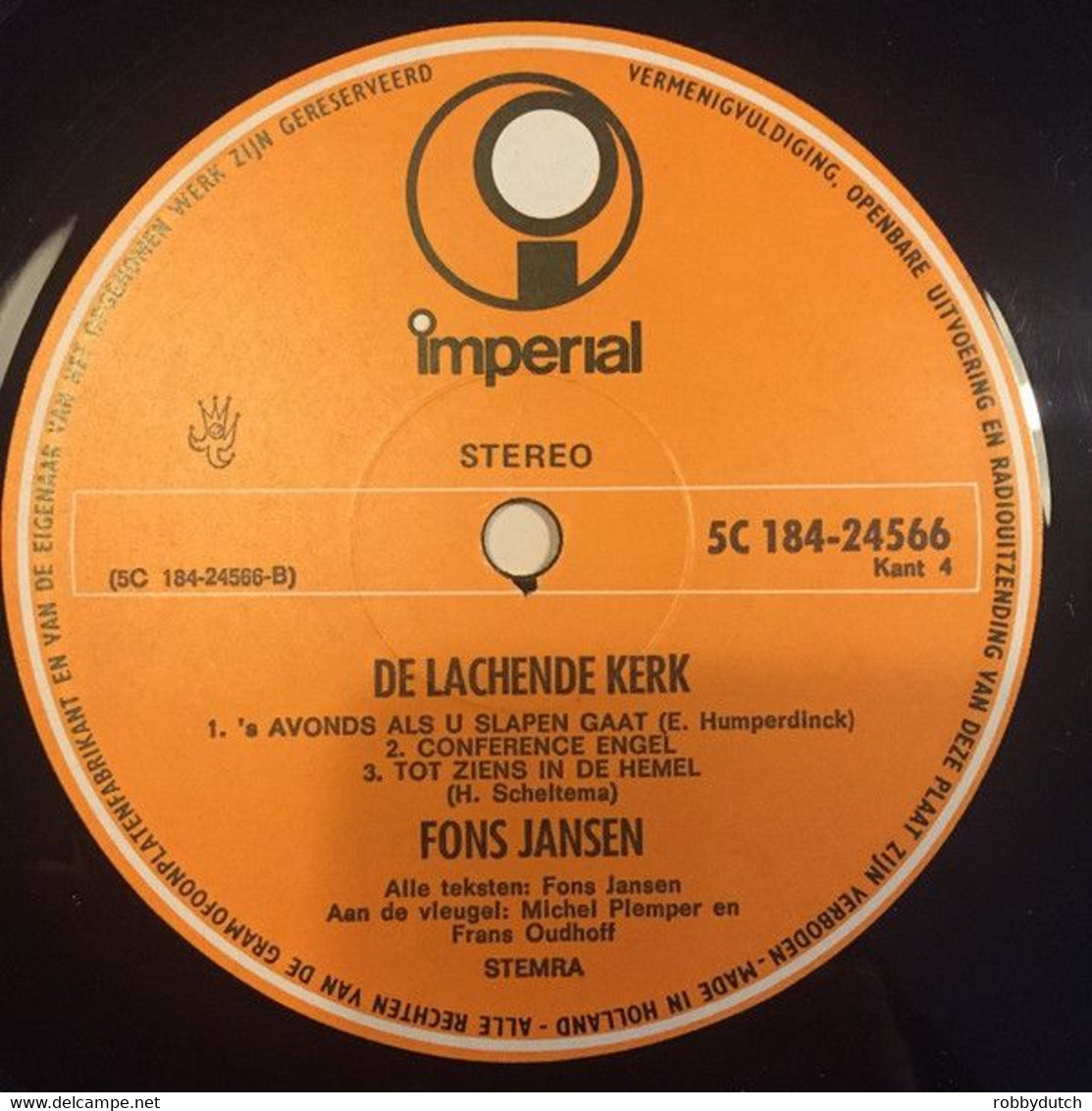 * 2LP *  FONS JANSEN - DE LACHENDE KERK (Holland 1965 ex-!!!)