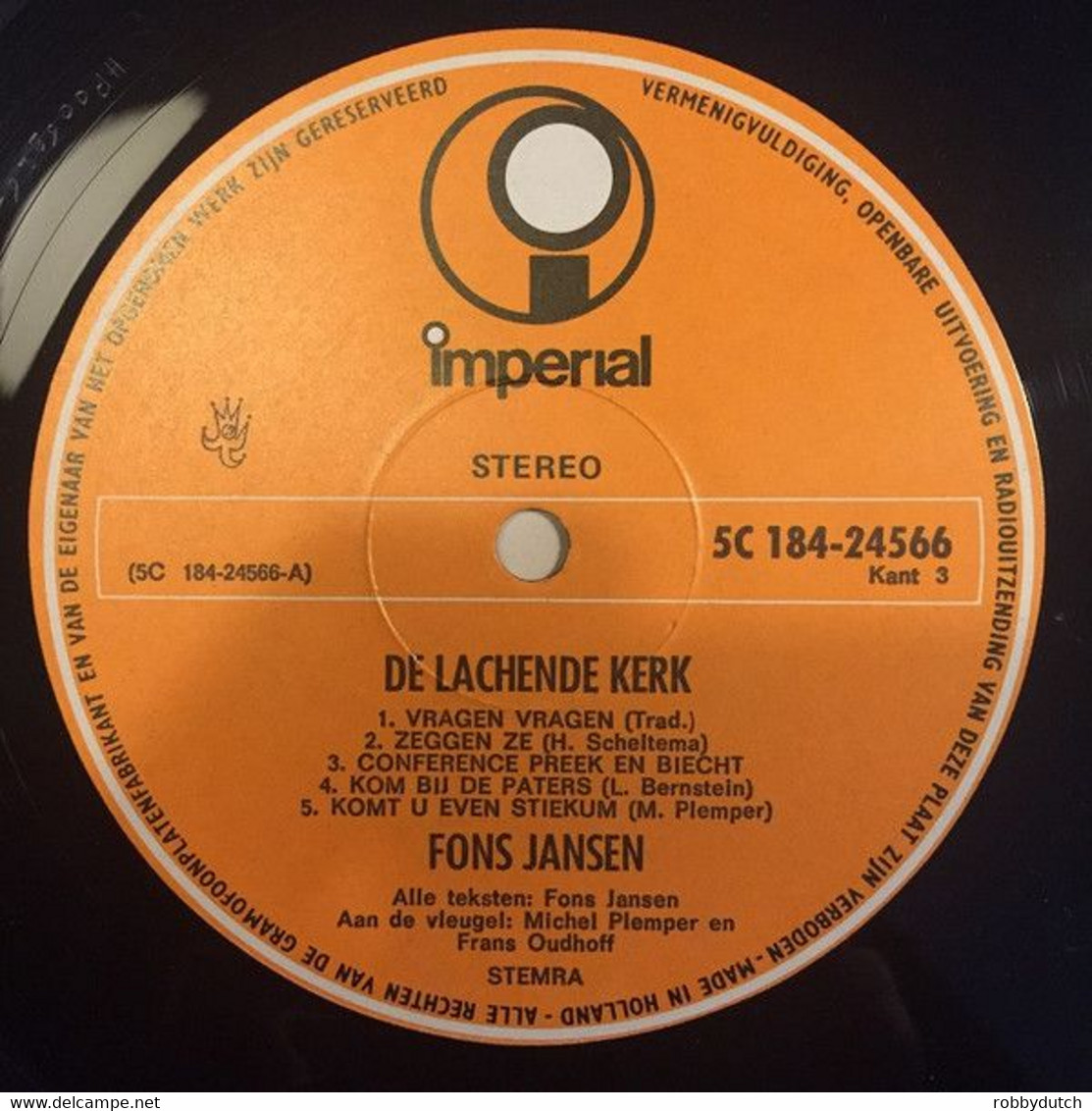 * 2LP *  FONS JANSEN - DE LACHENDE KERK (Holland 1965 ex-!!!)