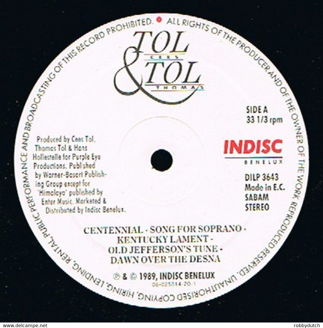 * LP *  TOL & TOL - SAME (Holland 1989) - Instrumentaal