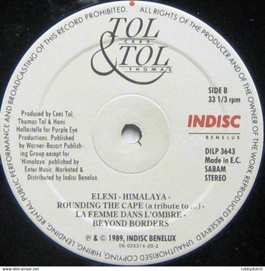 * LP *  TOL & TOL - SAME (Holland 1989) - Instrumentaal