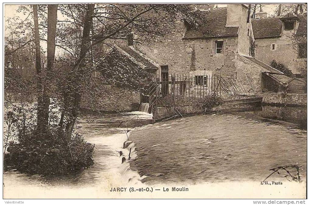 91 JARCY - LE MOULIN 1937 - Moulins à Eau