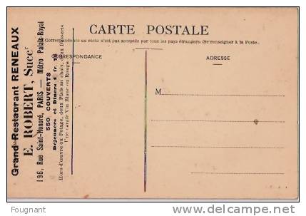 FRANCE: COLOMBES:Crue De La Seine:30/01/1910.Le Stade Du Malin Submergé.Entrée PrincipaleVerso:Grand Restaurant Reneaux. - Inondations