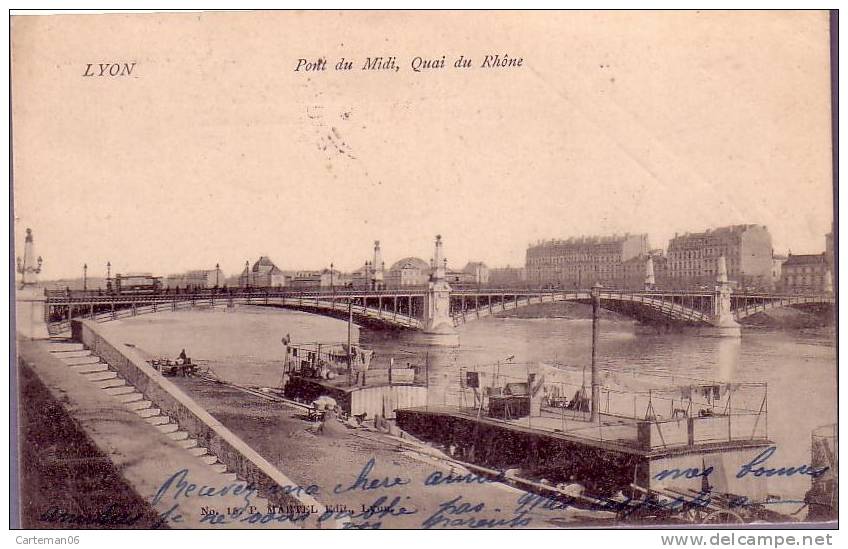 69 - Lyon - Port Du Midi, Quai Du Rhône - Autres & Non Classés