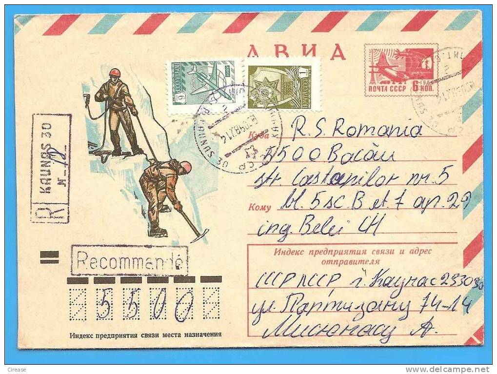 RUSSIA / URSS Postal Stationery Cover 1973. Climbers Escalate - Escalada