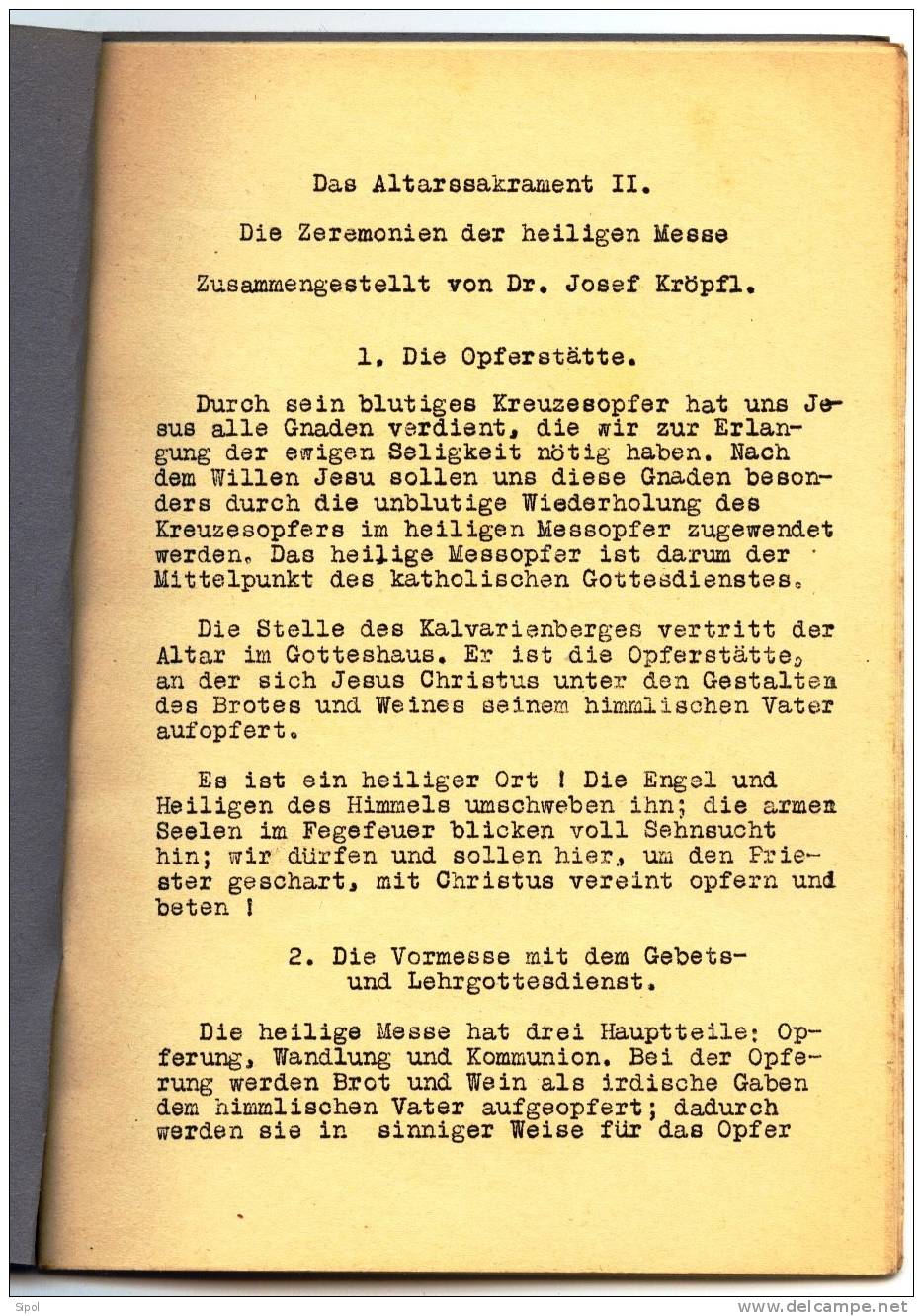 Pan :Série De 4 Livrets En Allemand Sur Les Sacrements  Datant De 1933- Voir Détail Développé Dans Description - Christendom