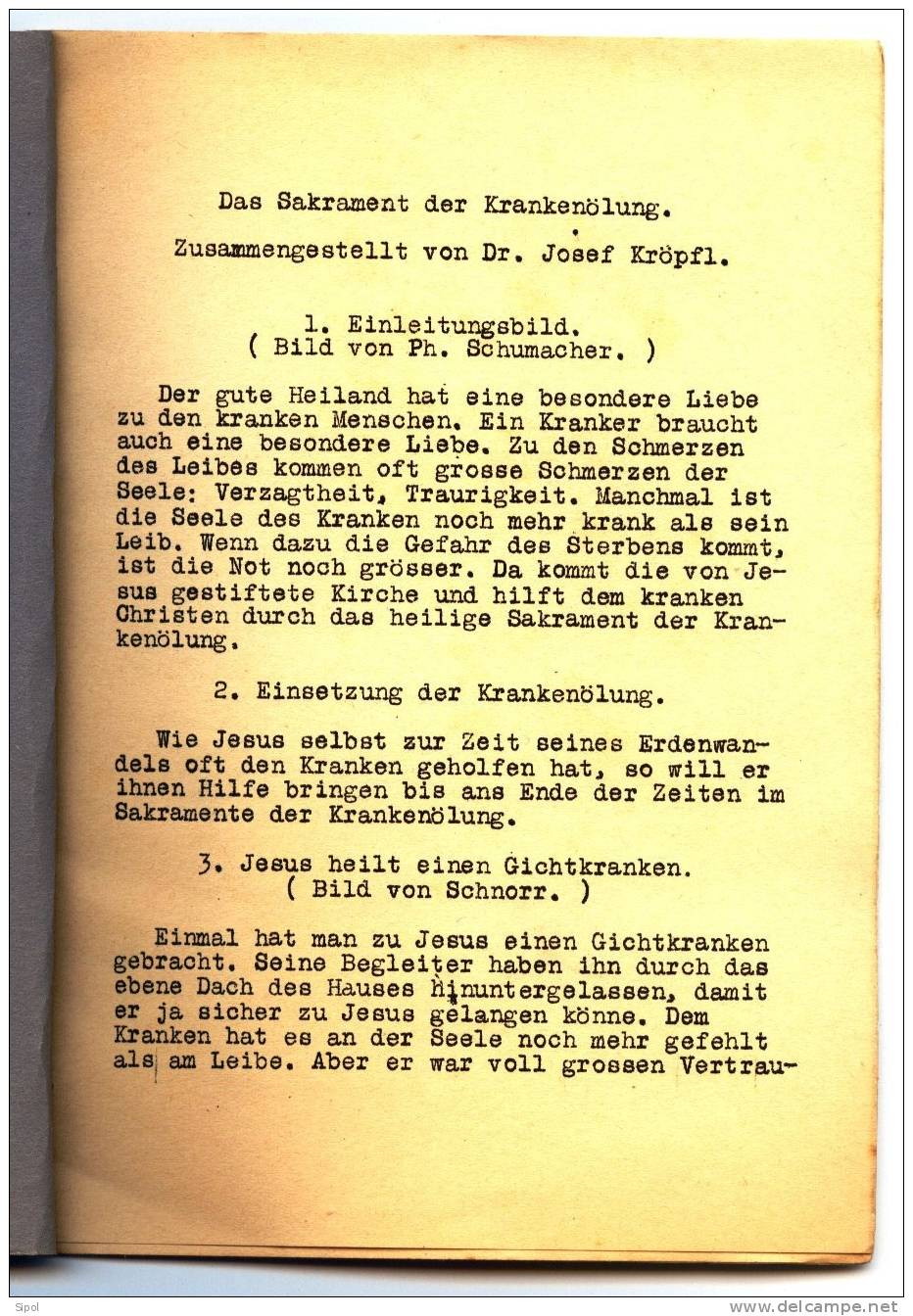 Pan :Série De 4 Livrets En Allemand Sur Les Sacrements  Datant De 1933- Voir Détail Développé Dans Description - Christianisme