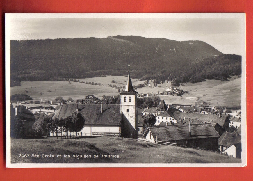 V677 Ste Croix Et Les Aiguilles De Baulmes.Jura Vaudois.Non Circulé.SG 2967 - Baulmes