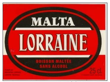 Etichetta BIRRA-BEER LABEL-MARTINICA-Malta LORRAINE - Bier