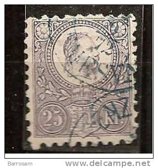 Hungary1871:25Kr Michel13used - Used Stamps