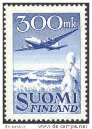 Finland C3 XF Mint Hinged 300m Airmail From 1950 - Ongebruikt