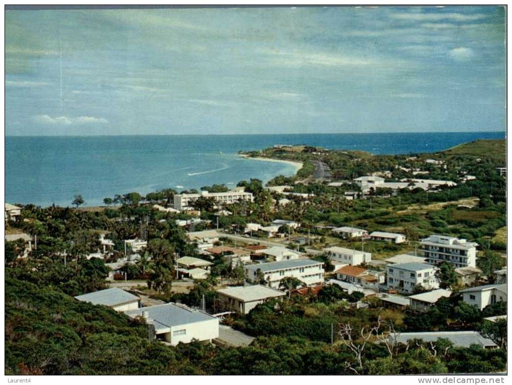 (01) French Polynesia Island Postcard - Carte De La Polynesie - Nouméa Anse Vata Bay - French Polynesia