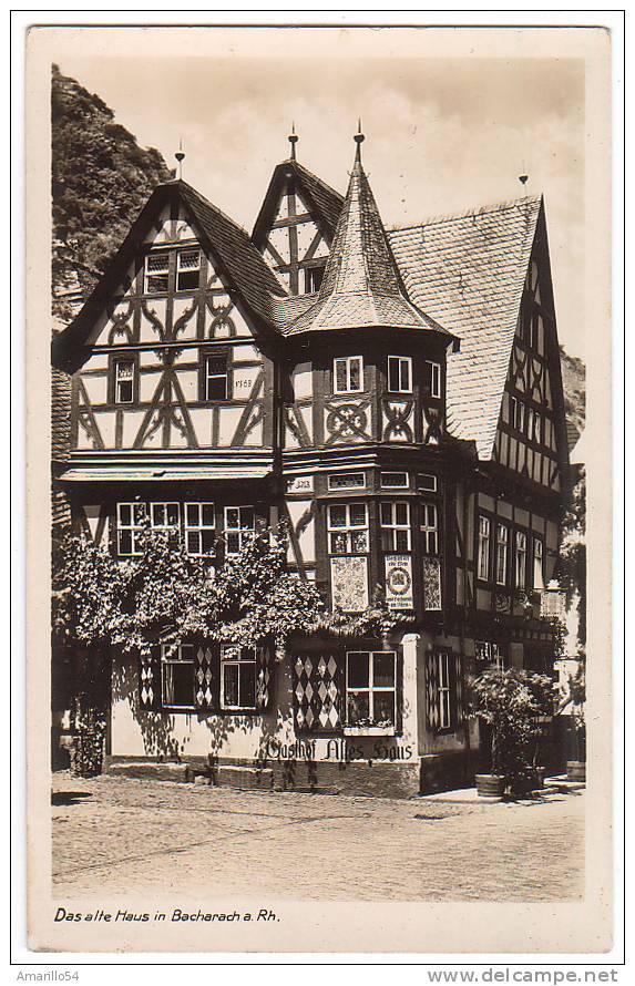 RAR Bacharach - Das Alte Haus Um 1930 - Bacharach