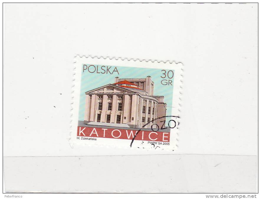 2005 Polonia -  Katowice - Used Stamps