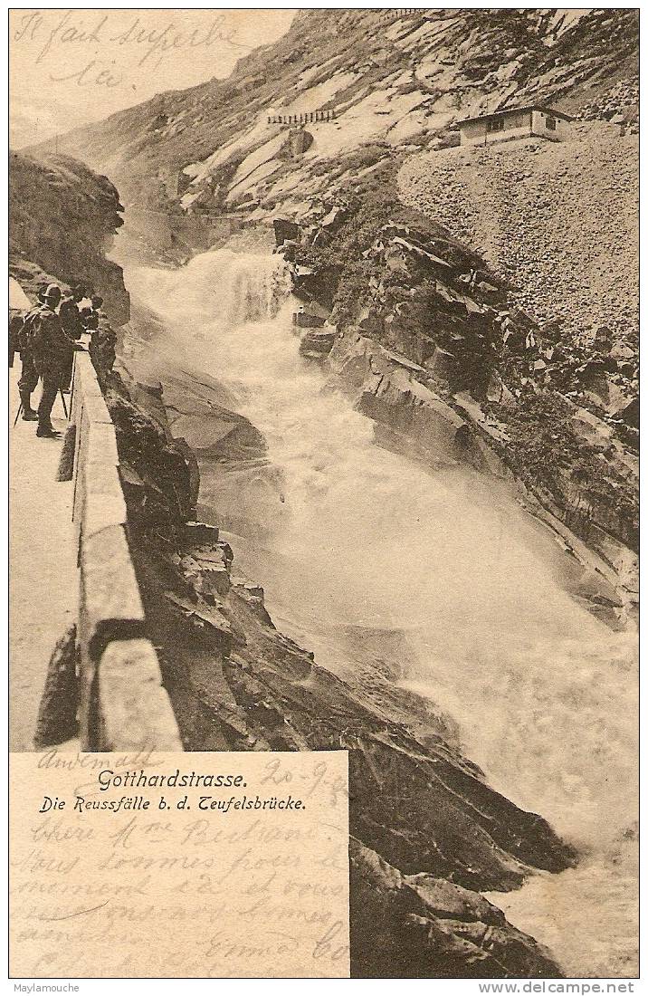 Andermatt Gotthardstrsse 1905 - Andermatt