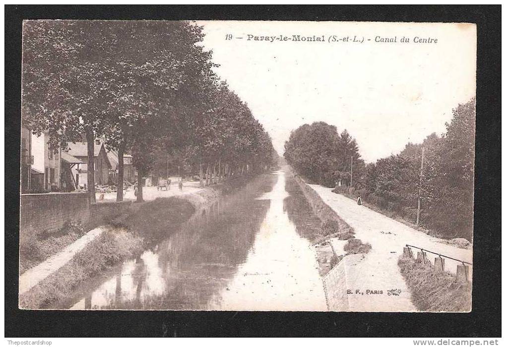 CPA 71 PARAY LE MONIAL CANAL DU CENTRE No.19 BF PARIS SAONE ET LOIRE - Paray Le Monial