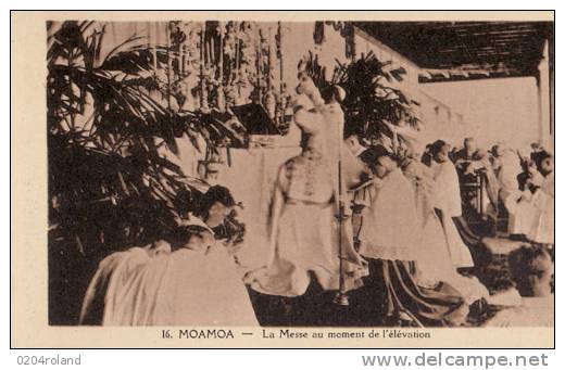 Samoa - Moamoa -  La Messe Au Moment De L'élévation : Achat Immédiat - Samoa