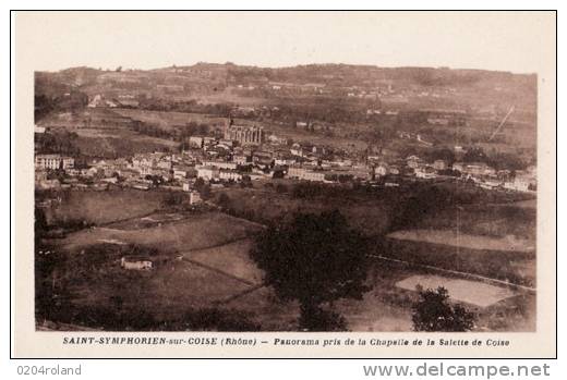 St Symphorien Sur Coise - Panorama Pris De La Chapelle De La Salette De Coise  : Achat Immédiat - Saint-Symphorien-sur-Coise