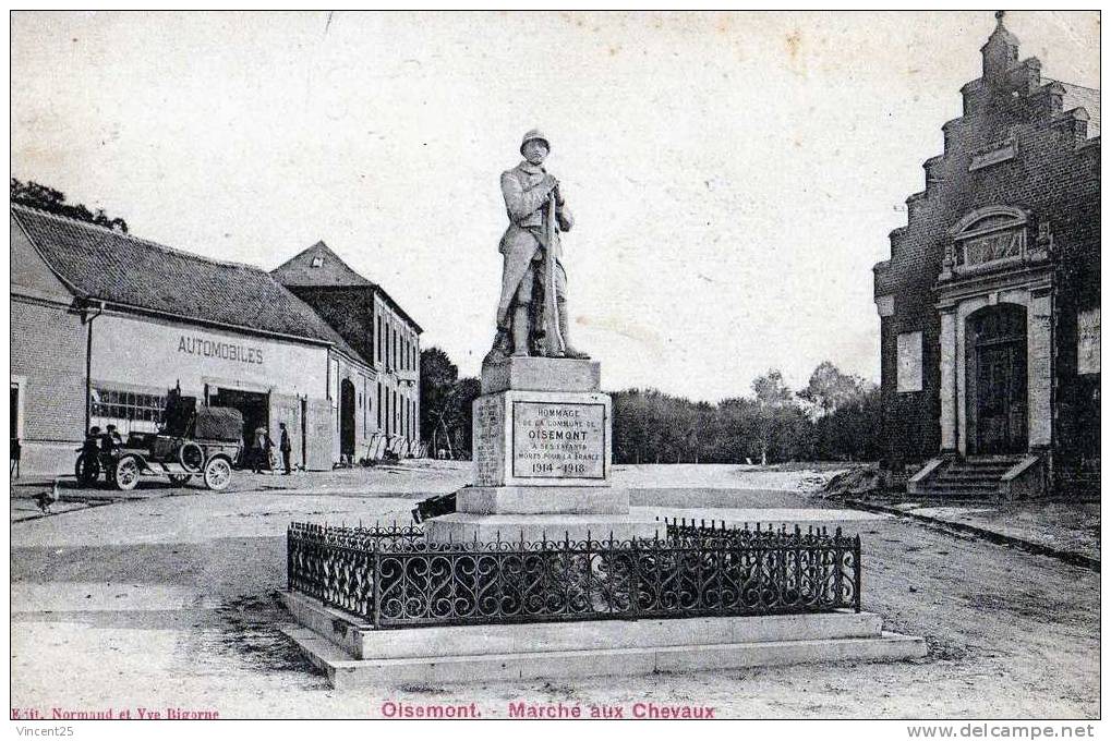 OISEMONT MARCHE AUX CHEVAUX GARAGE AUTOMOBILES SOMME 80 - Oisemont