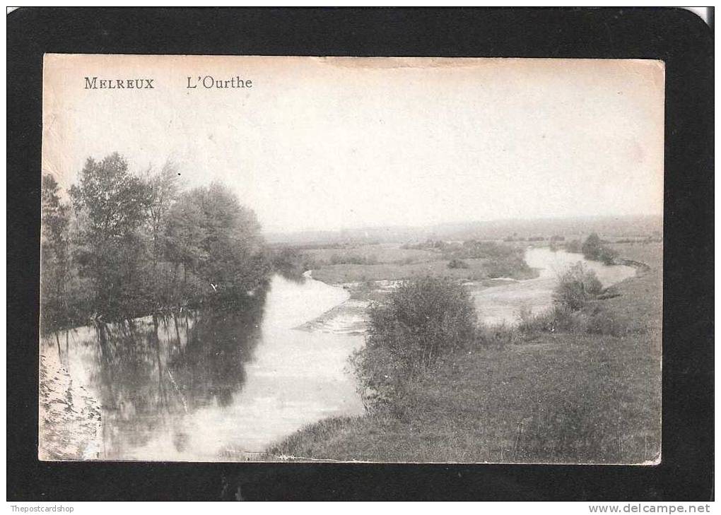 CPA MELREUX L'OURTHE BELGE LA BELGIQUE BELGIUM LUXEMBOURG 1921 ? - Hotton