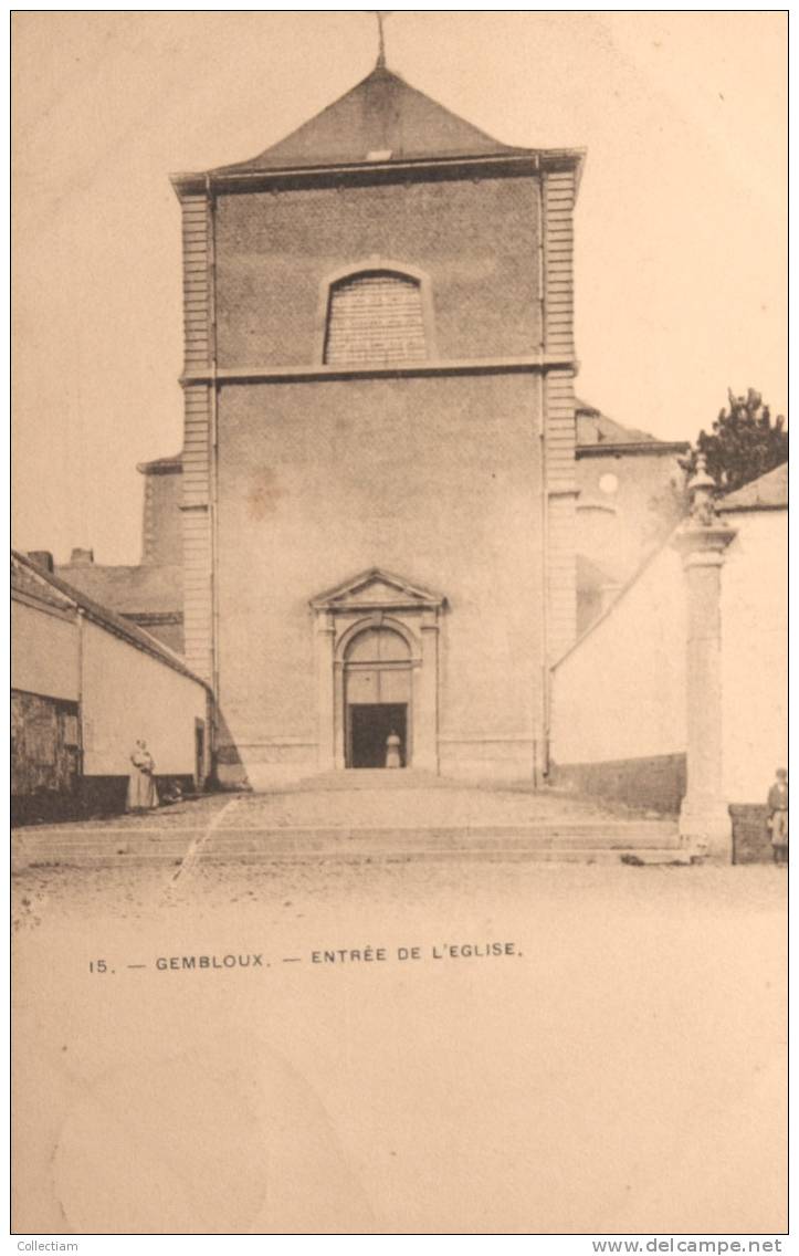 GEMBLOUX (1905) - Entrée De L'Eglise (dos Non Divisé) - Gembloux