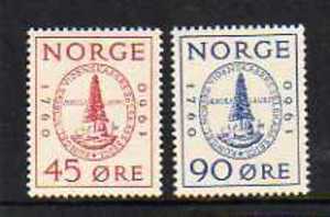 NORVEGE       Neuf **     Y. Et T.  N°398 / 399           Cote: 3,25 Euros - Unused Stamps