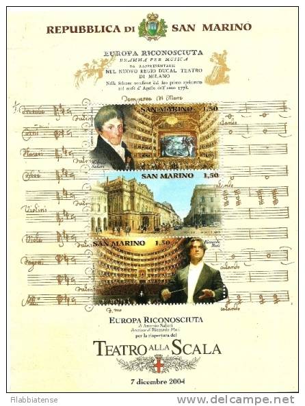 2004 - BF 86 Teatro Alla Scala   ++++++++ - Neufs