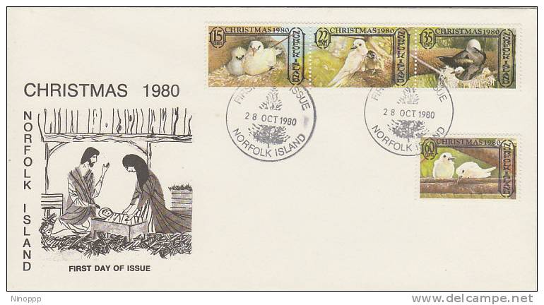 Norfolk Island-1980 Christmas FDC - Other & Unclassified